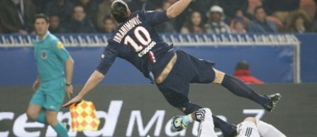 Ibrahimovic a reusit o tripla pentru PSG in campionatul Frantei